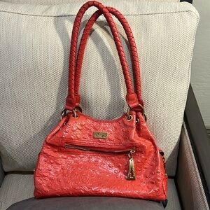 Isabella Adams Red Orange Designer Women's Bag